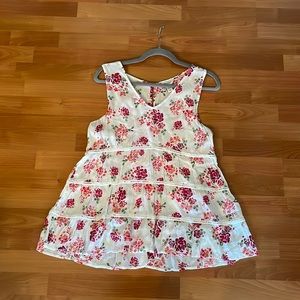 Floral Flow-y Tank Top